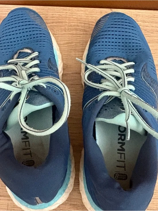 Saucony Triumph 17 Blue Teal Running Shoes PWRRUN+ Cushion Comfort, Women’s 9 - Picture 6 of 8